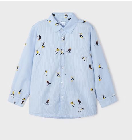 1 CAMISA ESTAMPADA ALGODON