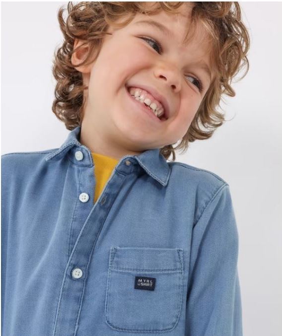 Camisa mezclilla niño