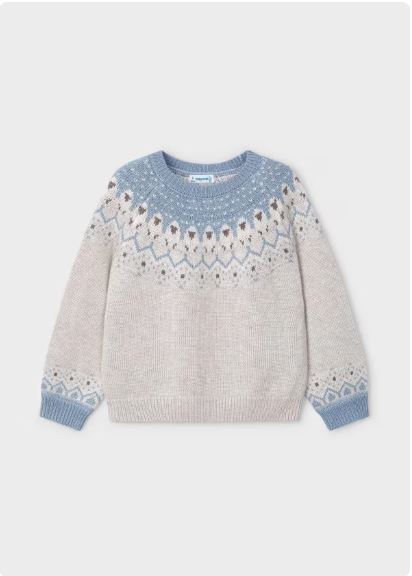 1 Jersey cenefa jacquard