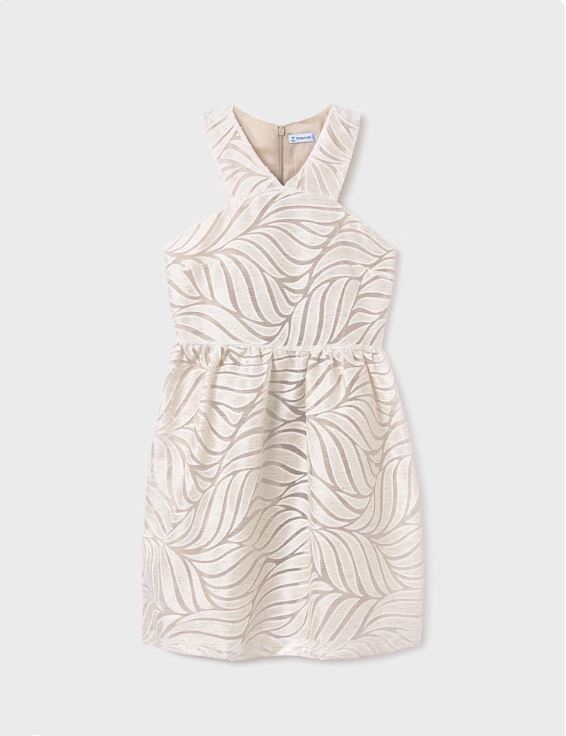 Vestido tirantes cruzados devoré chicas