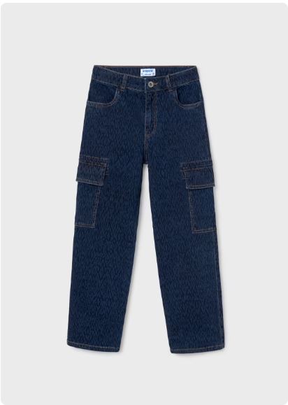 Pantalón vaquero cargo