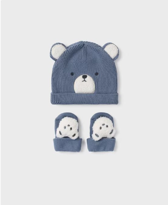 1 Set gorro y calcetines osito