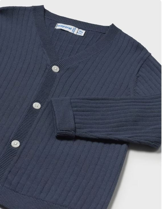 Cárdigan tricot estructura bebé niño