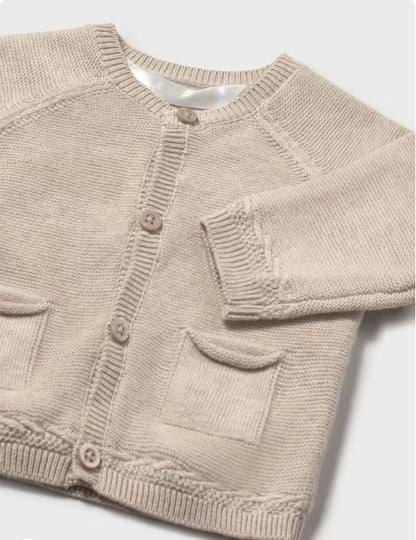 Cardigan tricot recién nacido