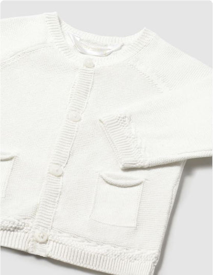 Cardigan tricot recién nacido