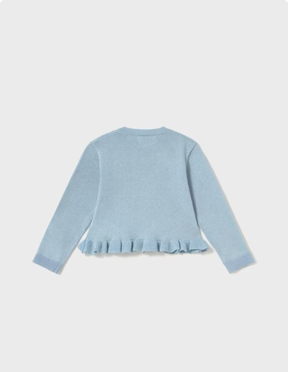 Rebeca tricot volante bebé niña
