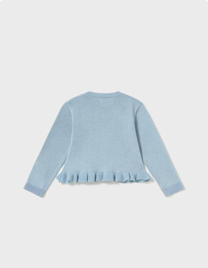 Rebeca tricot volante bebé niña