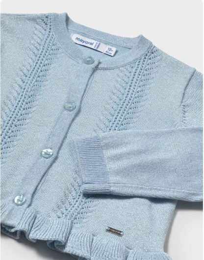 Rebeca tricot volante bebé niña