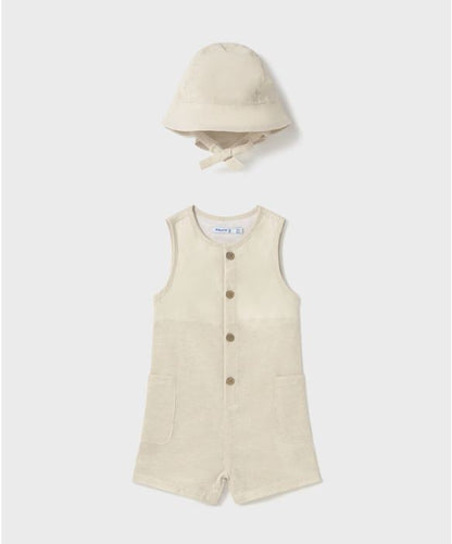 Peto corto con gorro bebé niño