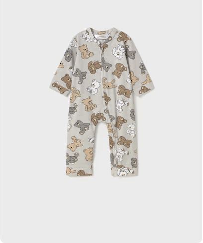 Pijama largo pie convertible recién nacido