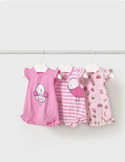 Set 3 enteritos recién nacida