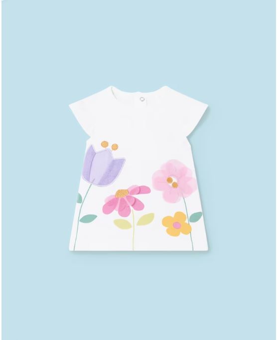 Vestido estampado recien nacida