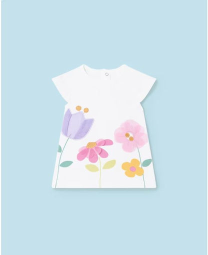Vestido estampado recien nacida