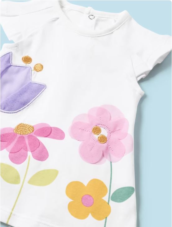 Vestido estampado recien nacida