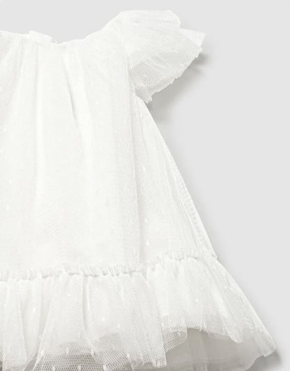 Vestido tul recién nacida