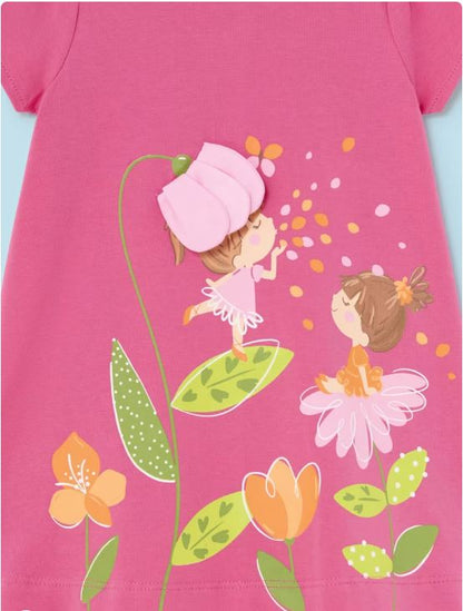 Vestido estampado bebe niña