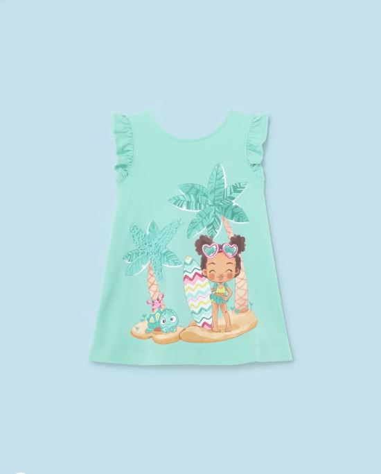Vestido estampado bebe niña