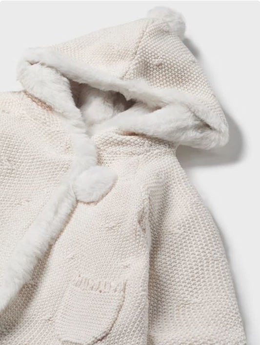 1 Chaqueta tricot con pelo
