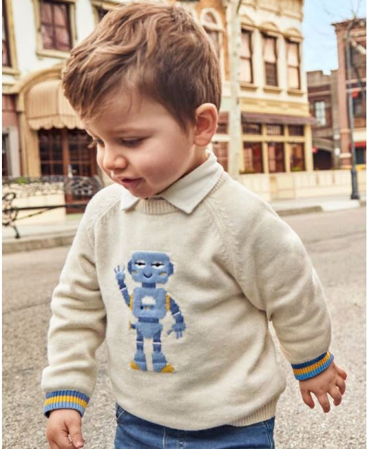 1 Jersey motivo intarsia