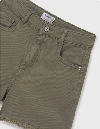 Pantalón corto sarga básico chicas