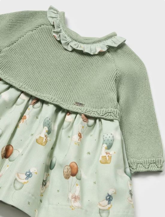 1 Vestido combinado tricot