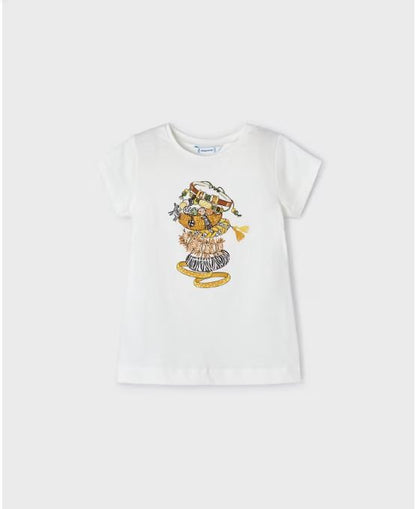 Camiseta estampada niña