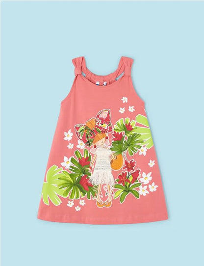 Vestido estampado niña