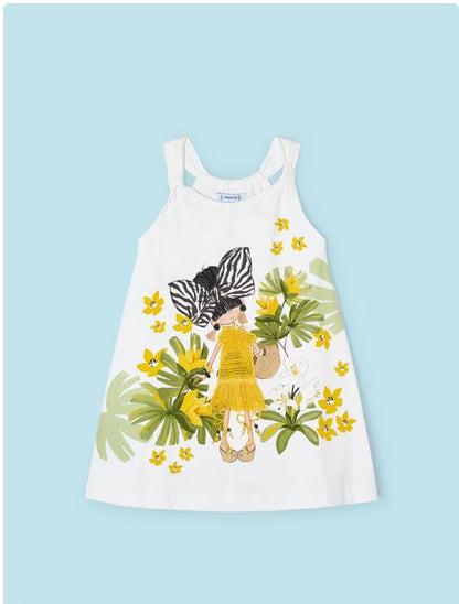Vestido estampado niña
