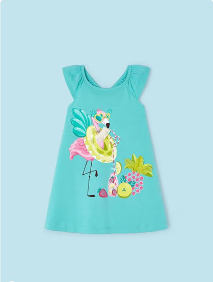 Vestido estampada better cotton niña