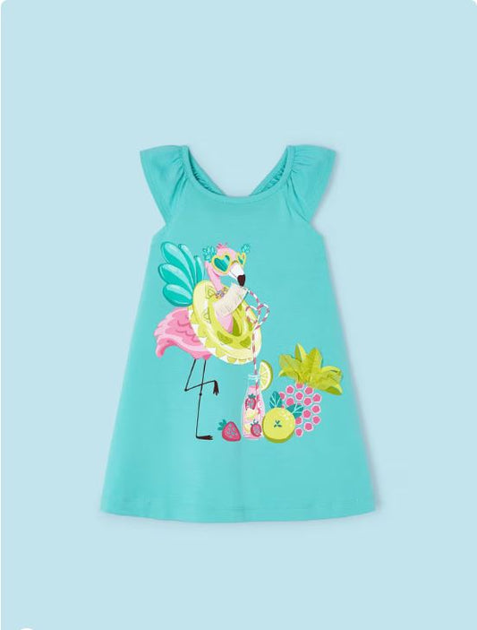 Vestido estampada better cotton niña