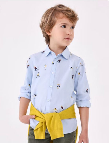 1 CAMISA ESTAMPADA ALGODON