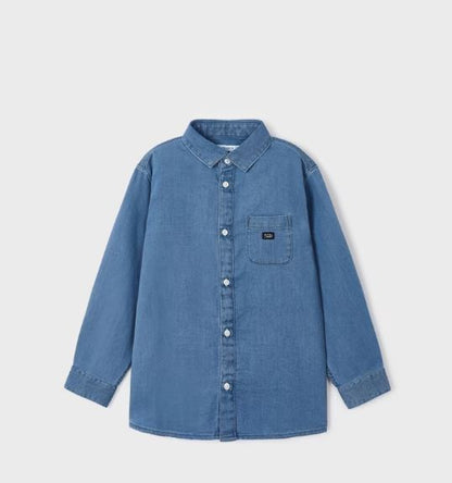 Camisa mezclilla niño