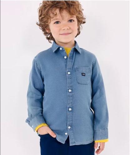Camisa mezclilla niño