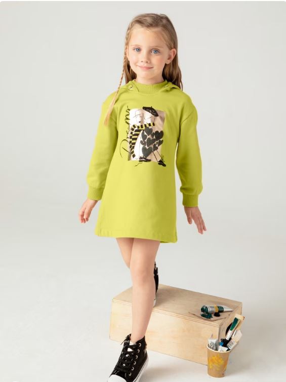 1 Vestido capucha casual