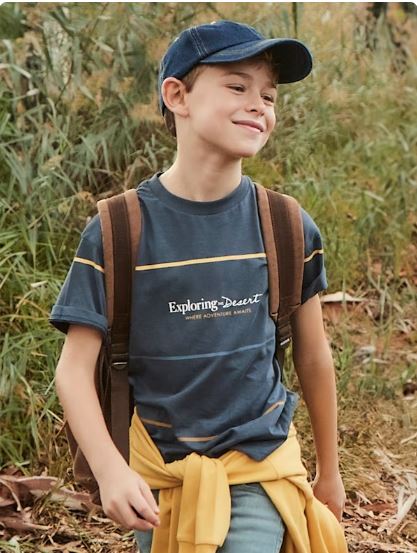 Camiseta rayas chicos