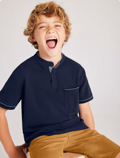 Polo cuello mao chicos