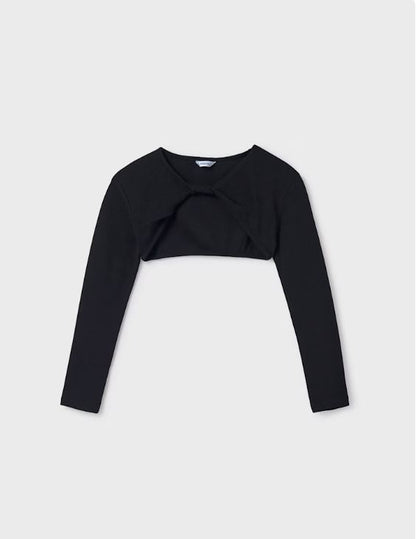 Camiseta con rebeca bolero canalé chicas