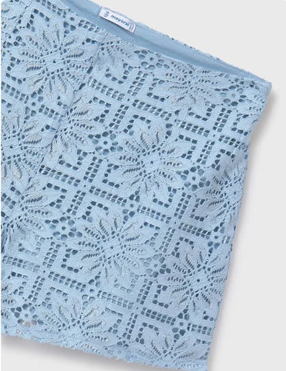 Pantalón corto encaje chicas