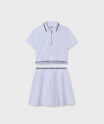 Conjunto falda y polo chicas