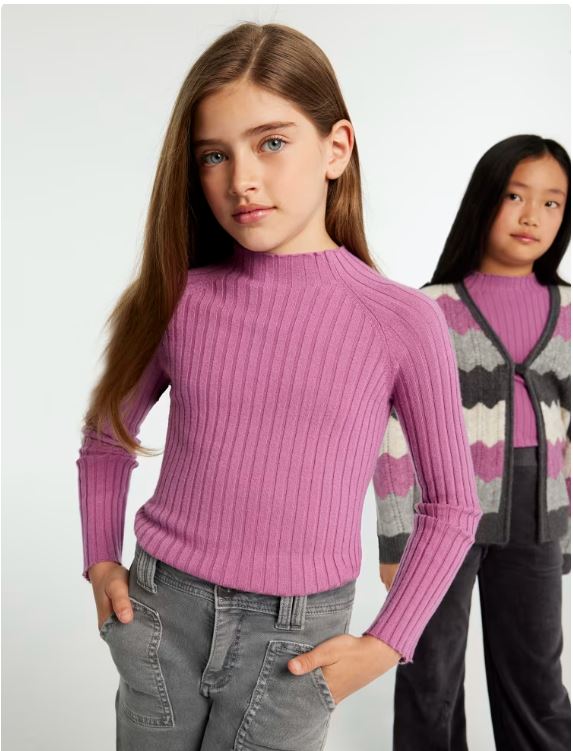 Jersey semicisne tricot