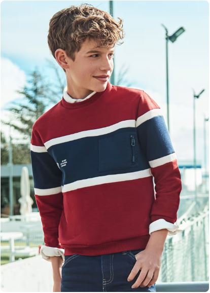 1 Sudadera bloques color