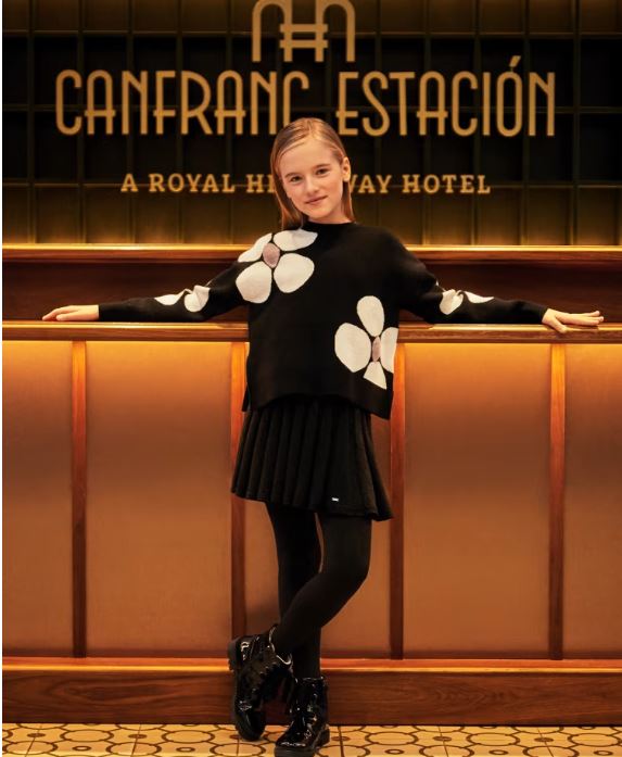 1 Falda tablas tricot