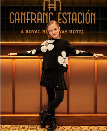 1 Falda tablas tricot