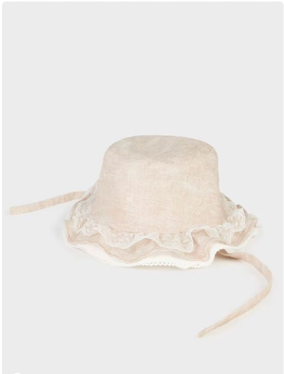 Gorro ceremonia lino europeo