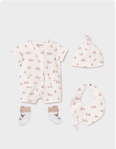 Set de regalo 4 piezas bebé